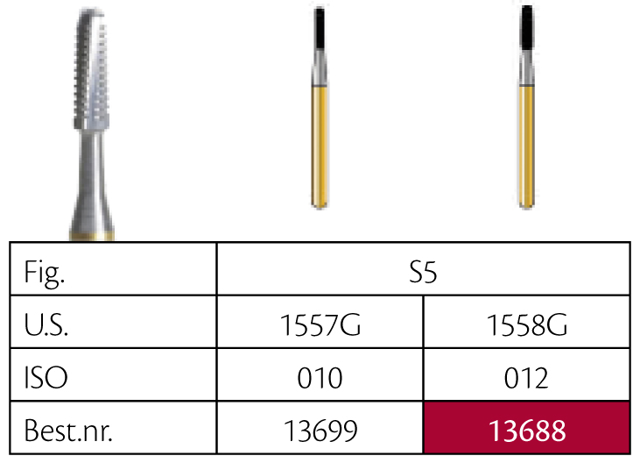 Diatech Speedster cylinder FG S5-012 (1558G) 5 stk