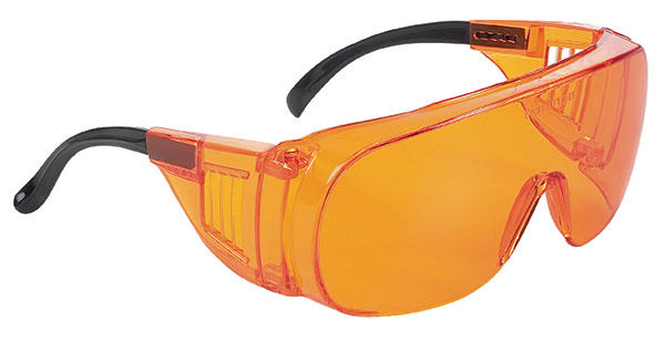 Monoart beskyttelsesbriller, orange, stk.