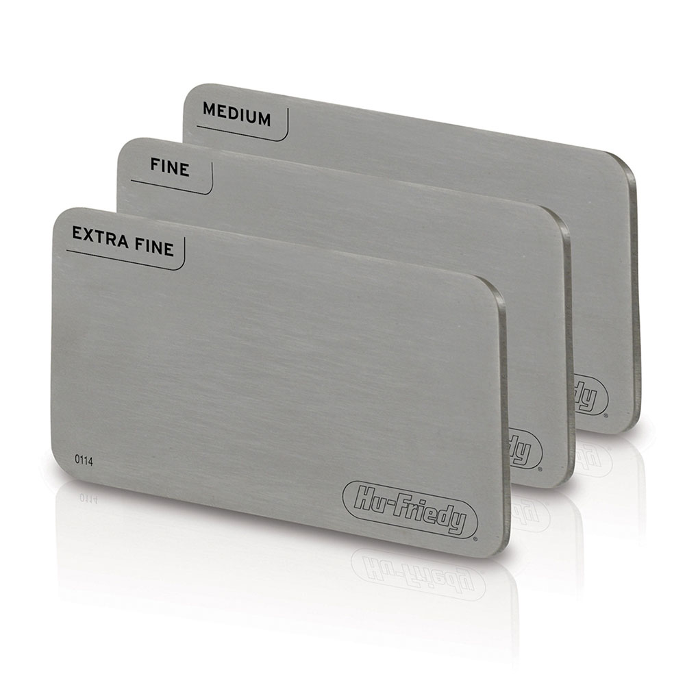 Hu-Friedy Diamond Sharpening Card, ass. 3 stk. 