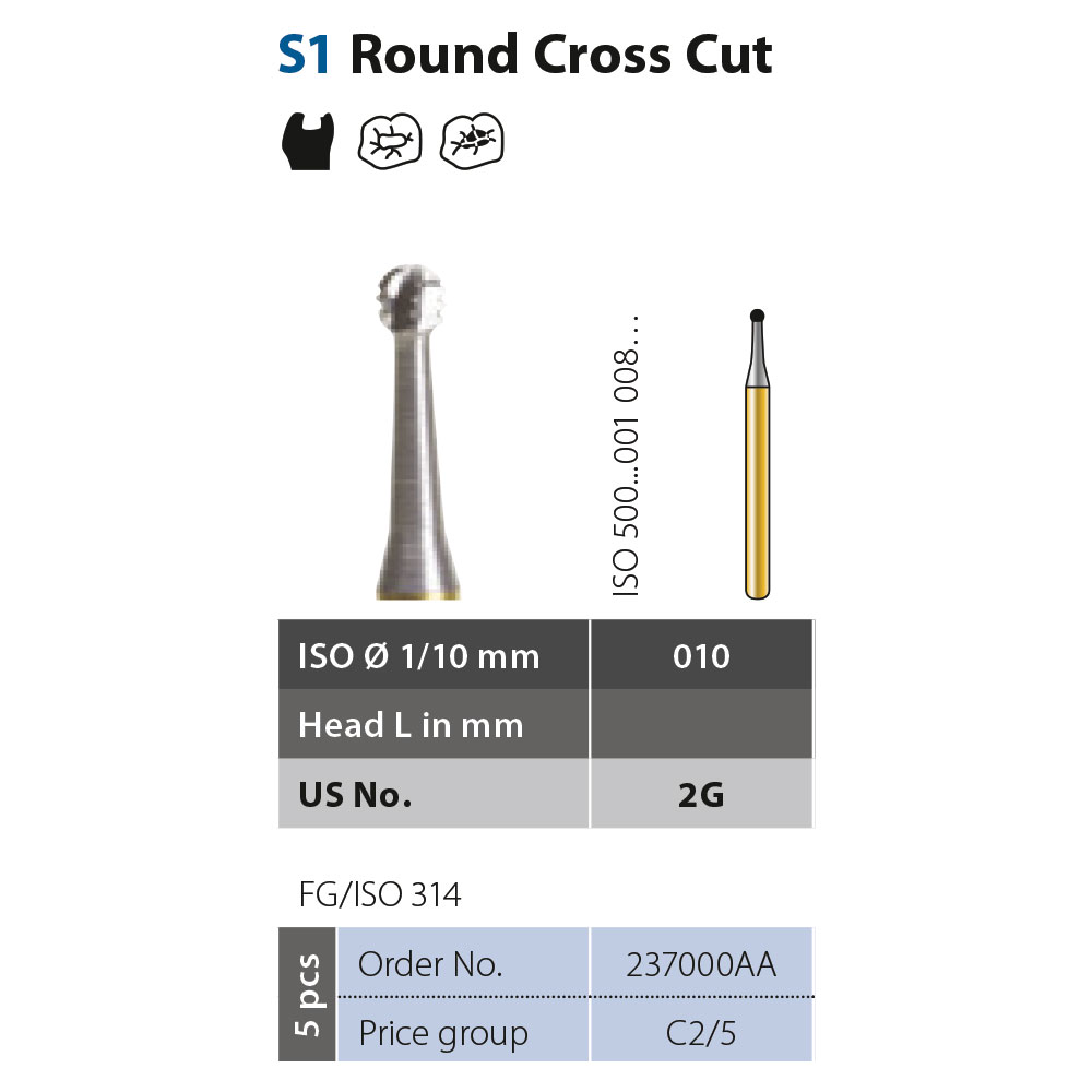 Diatech Speedster rund FG S1-010 (2G), 5 stk.