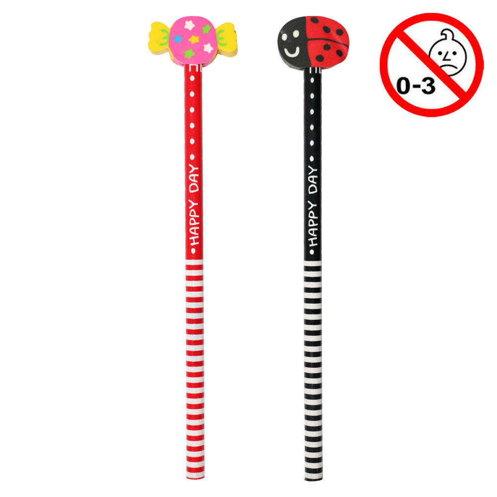 Legetøj, blyant med viskelæder, 40 stk.