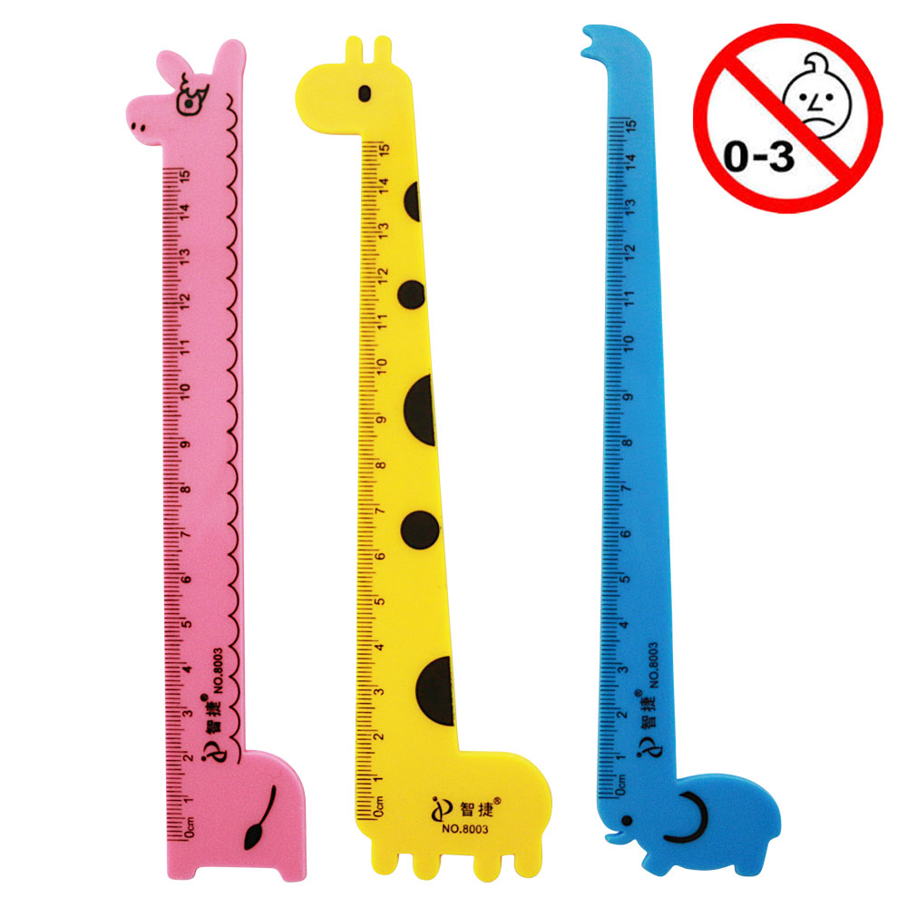 Legetøj, lineal formet som dyr, 120 stk.