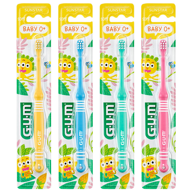 Gum tandbørster 213, Baby, blød, 12 stk.