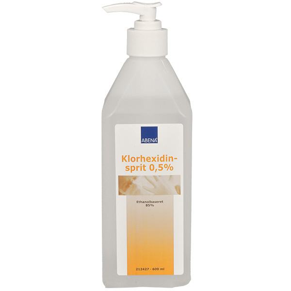Klorhexidinsprit 0,5%, klar, 600 ml