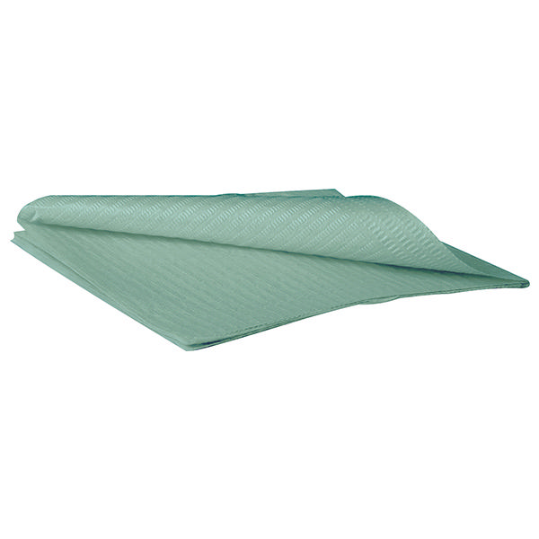 TopDent serviet, Aqua Stop, grøn, 45x48cm 500 stk.