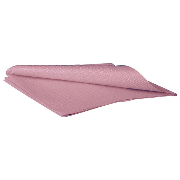 TopDent servietter, rosa, 45 x 33 cm, 500 stk. 