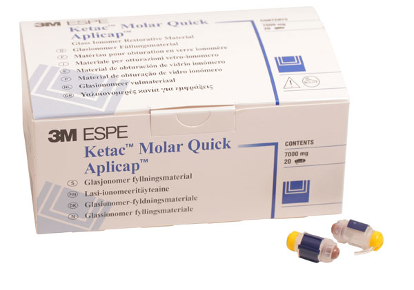Ketac Molar Quick Aplicap farve A3, 20 stk.