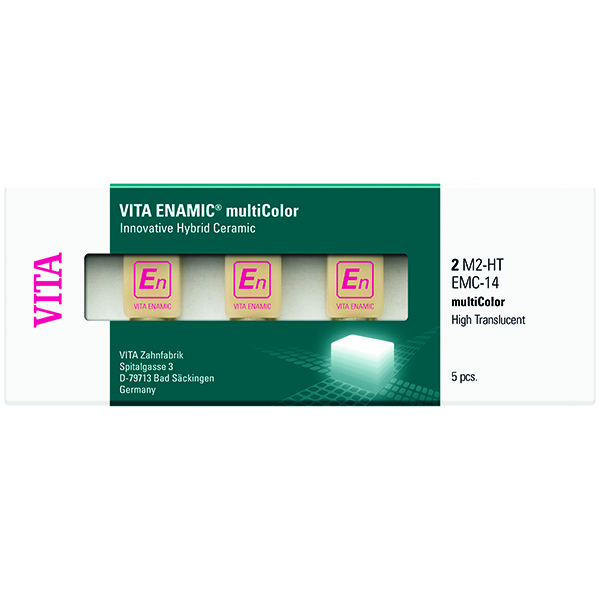 ENAMIC multicolor Cerec Inlab HT EMC-14, 2M2 5 stk