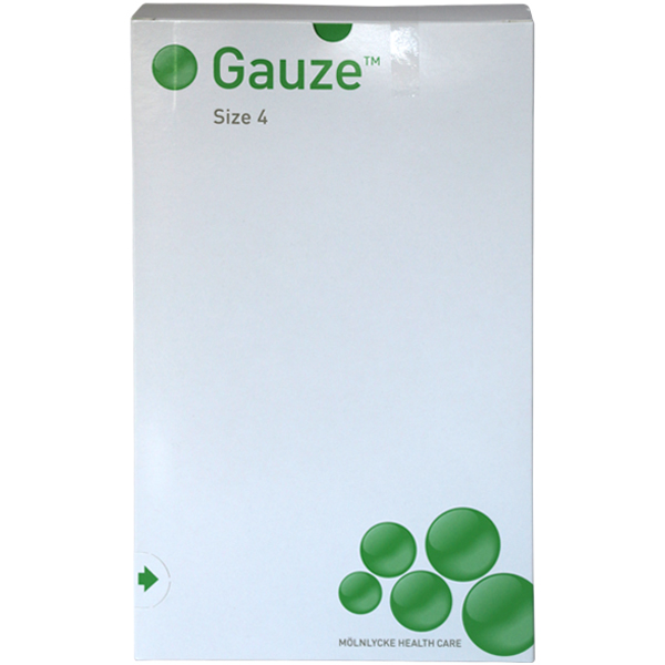 Gazetamponer sterile nr. 4, runde, 120 stk.