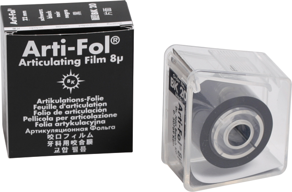 Bausch art.folie BK-20, 22 mm sort, enk.sidet, 20 m 