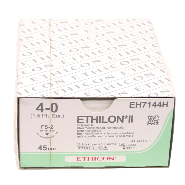 Ethicon sutur Ethilon, 662SLH, 4-0, FS-2, 36 stk.