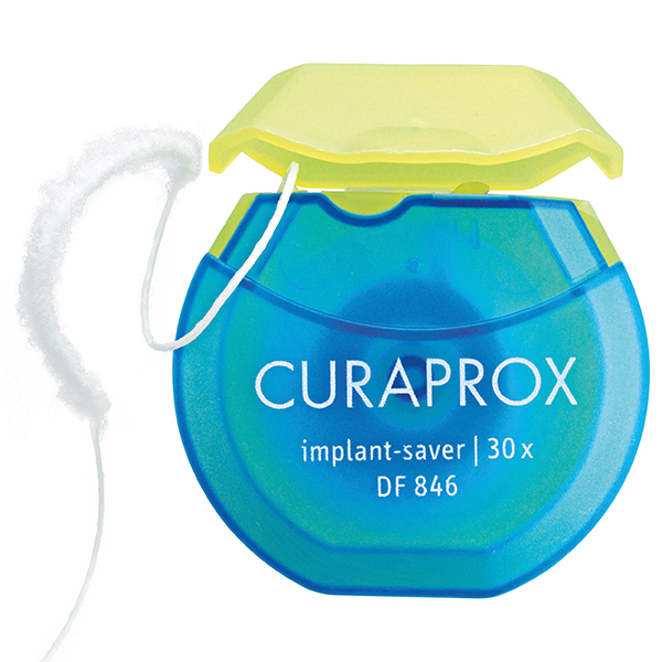 Curaprox Implant-saver microfiberfloss, 30 stk
