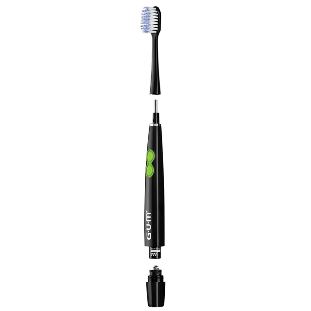 Gum Sonic Daily tandbørste m/batteri, sort stk