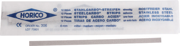 Horico stålstrips medium 6 mm, 12 stk.