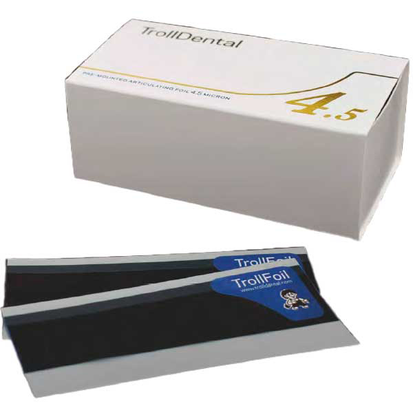 Trollfoil 4,5 blue artikulationsfolie, 80 stk.