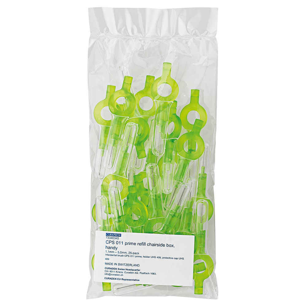 Curaprox Prime interdentalbørster, 1,1 mm, 25 stk