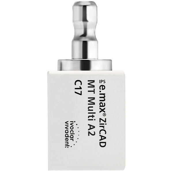 IPS e.max ZirCAD CER/inLab Multi MT A2 C17, 5 stk.