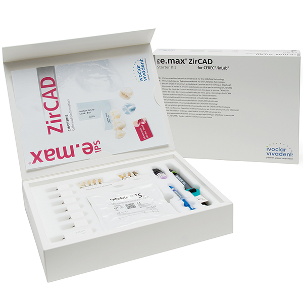 IPS e.max blokke ZirCAD CER/inLab Starter Kit LT