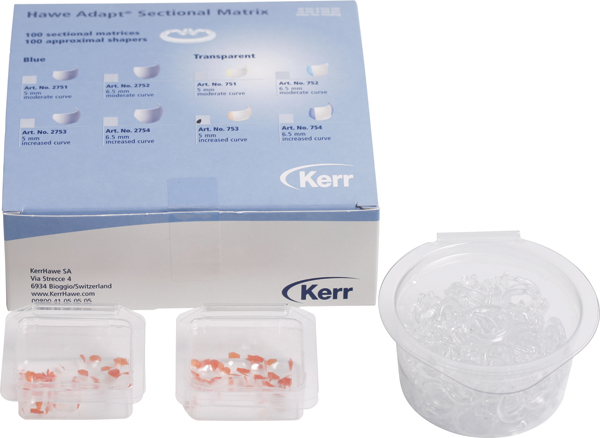 Hawe Adapt sektionsmatricer, orange, 100 stk.