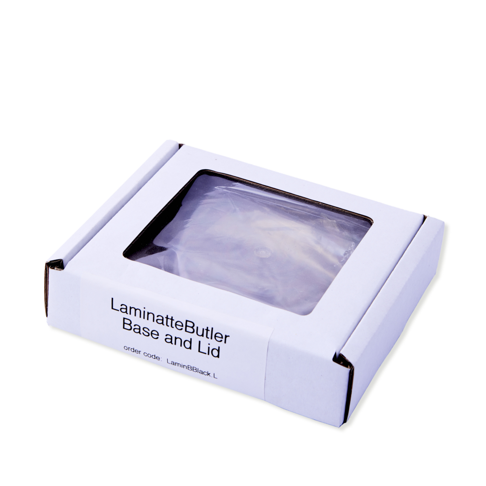 LaminateButler, sort organizer med låg