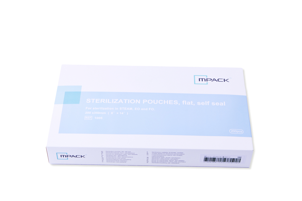 Mpack autoklaveposer m/klæb, 20 X 35 cm, 200 stk