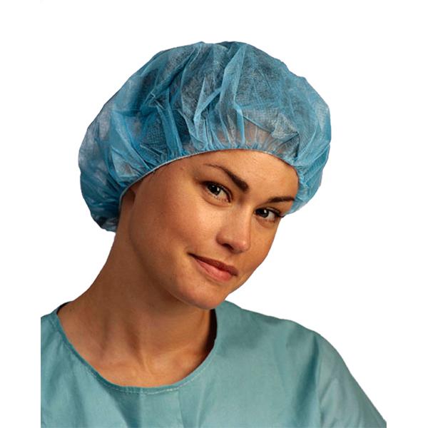 Mølnlycke huer Annie blå str. M, 150 stk.