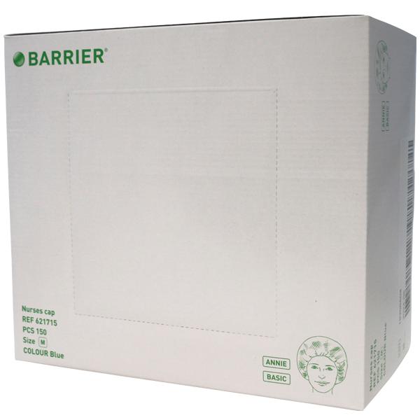 Mølnlycke huer Annie blå str. M, 150 stk.