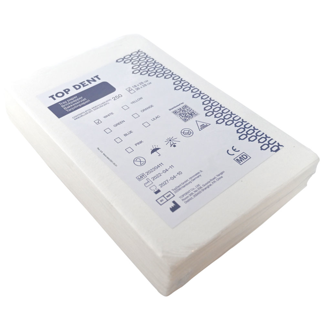 TopDent filterpapir hvid, 28 x 18 cm, 250 stk.