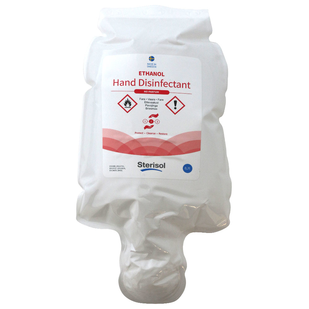 Sterisol hånddesinfektion, 12 x 0,7 liter