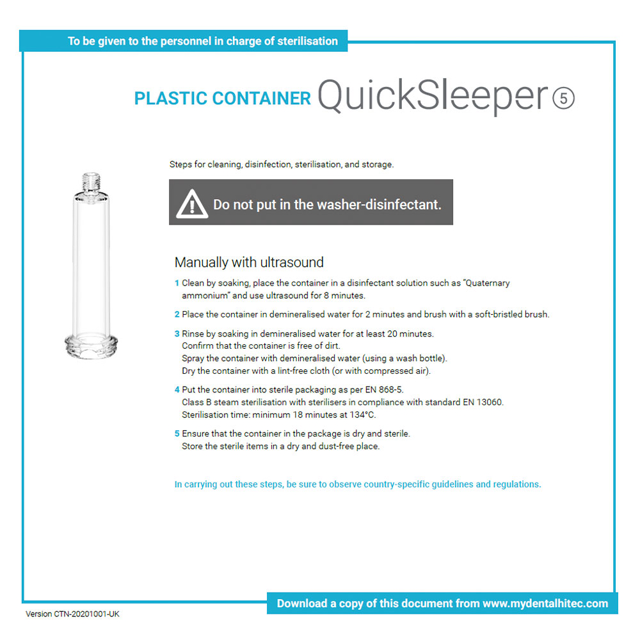 SleeperOne 4 plastbeholder, 5 stk.