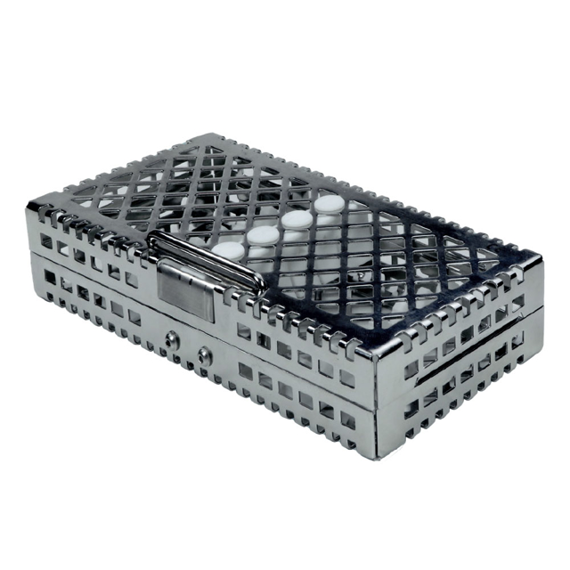 CM SteriWash rustfri kassette m/låg 190x92x34mm 