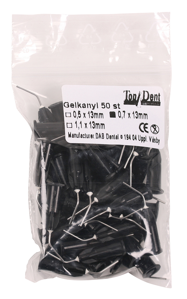 TopDent kanyler 0,7 x 13 mm, 50 stk.