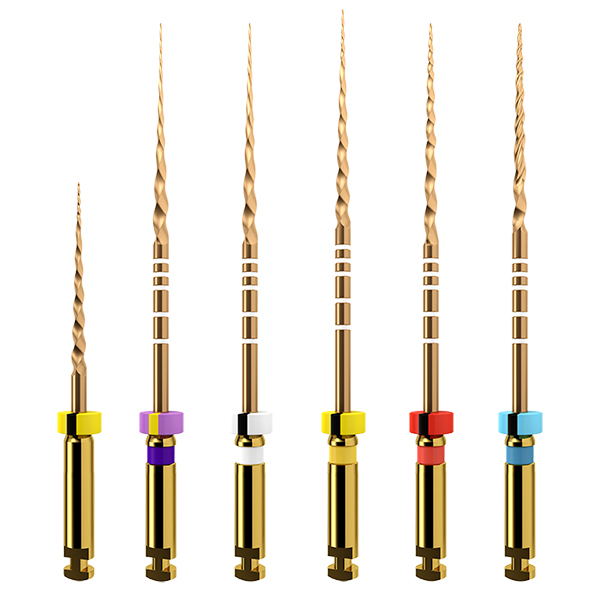 ProTaper GOLD file assort., 25 mm, 6 stk.