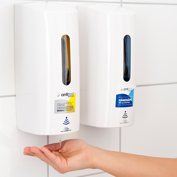 Antibac automatdispenser, hånddesinfektion, stk.