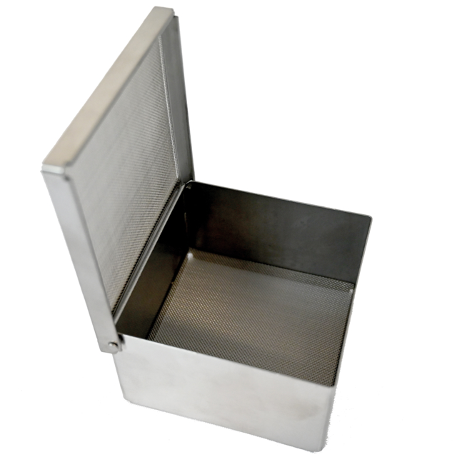 Kurv til opvaskemaskine, rustfri, 100x100x60 mm