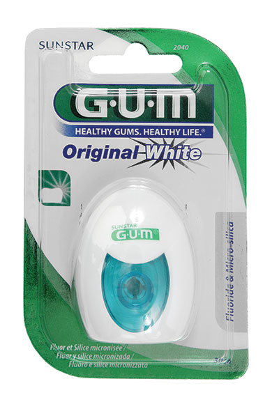 Gum Original White tandtråd, 30 m