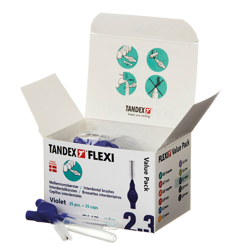Tandex Flexi Value medium violet, 25 stk.