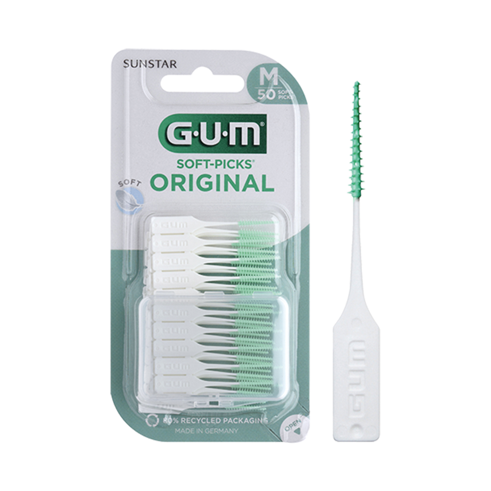 GUM Soft-Picks Original Regular, 50 stk.