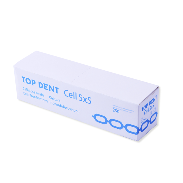 TopDent Cell afspritningsstykker 5x5 cm, 250 stk.