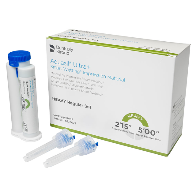 Aquasil Ultra+ Heavy body, regular set, 4 mag.