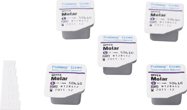 Protemp Crown Molar Lower Small, 5 stk.