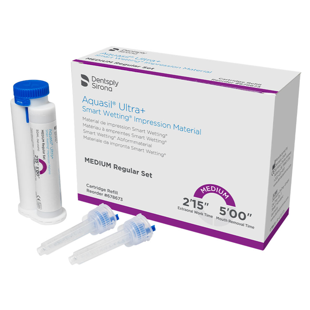 Aquasil Ultra+ Medium body, regular set, 4 mag.