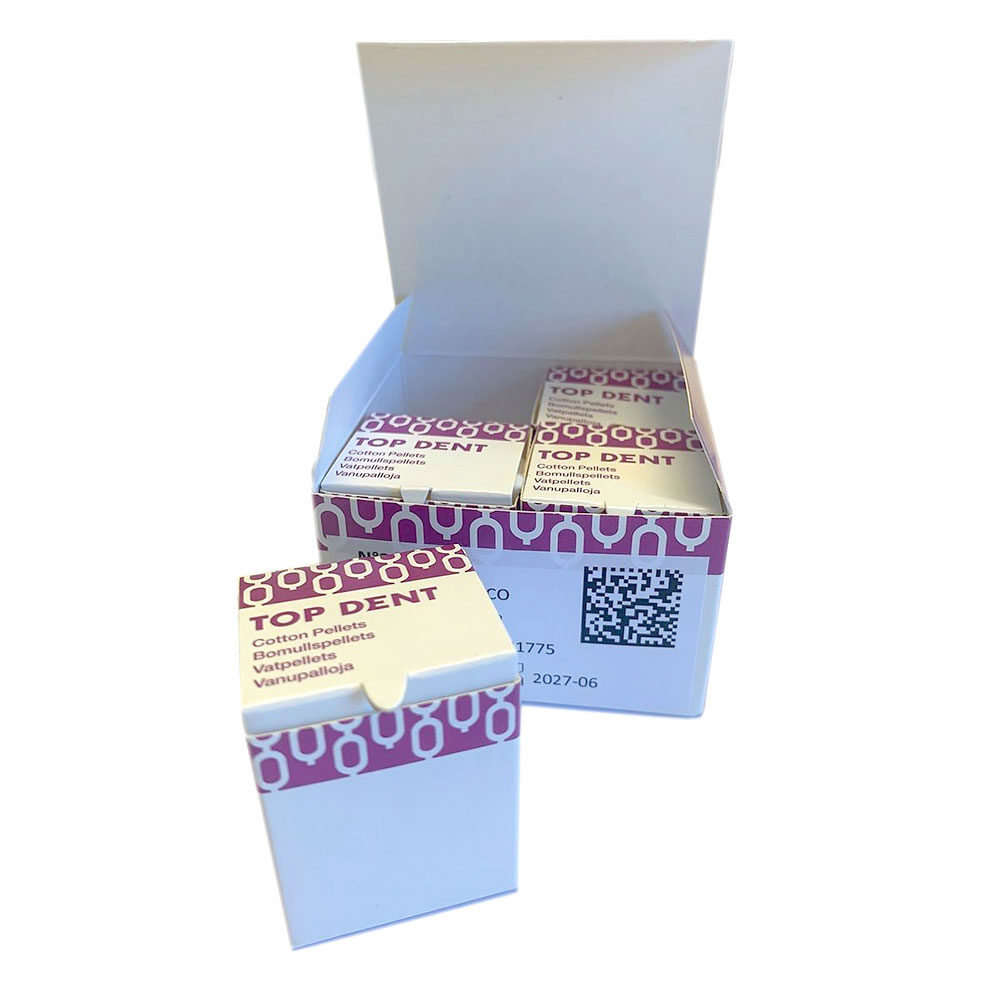 TopDent vatpellets nr. 3, 4 mm, 4 x 3 g