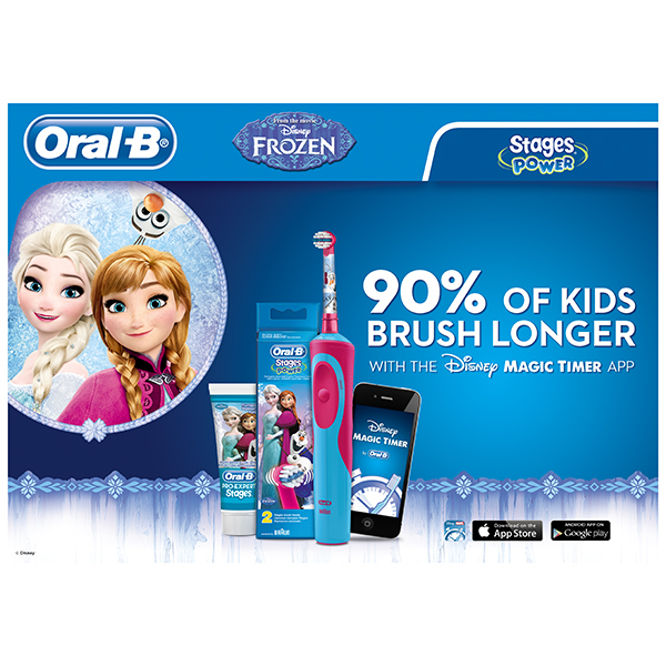 Oral-B Vitality Pro Kids Frozen el-tandbørste