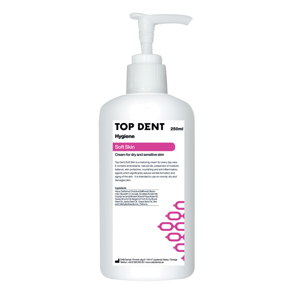 TopDent Hygiejne Soft Skin hudcreme, 250 ml