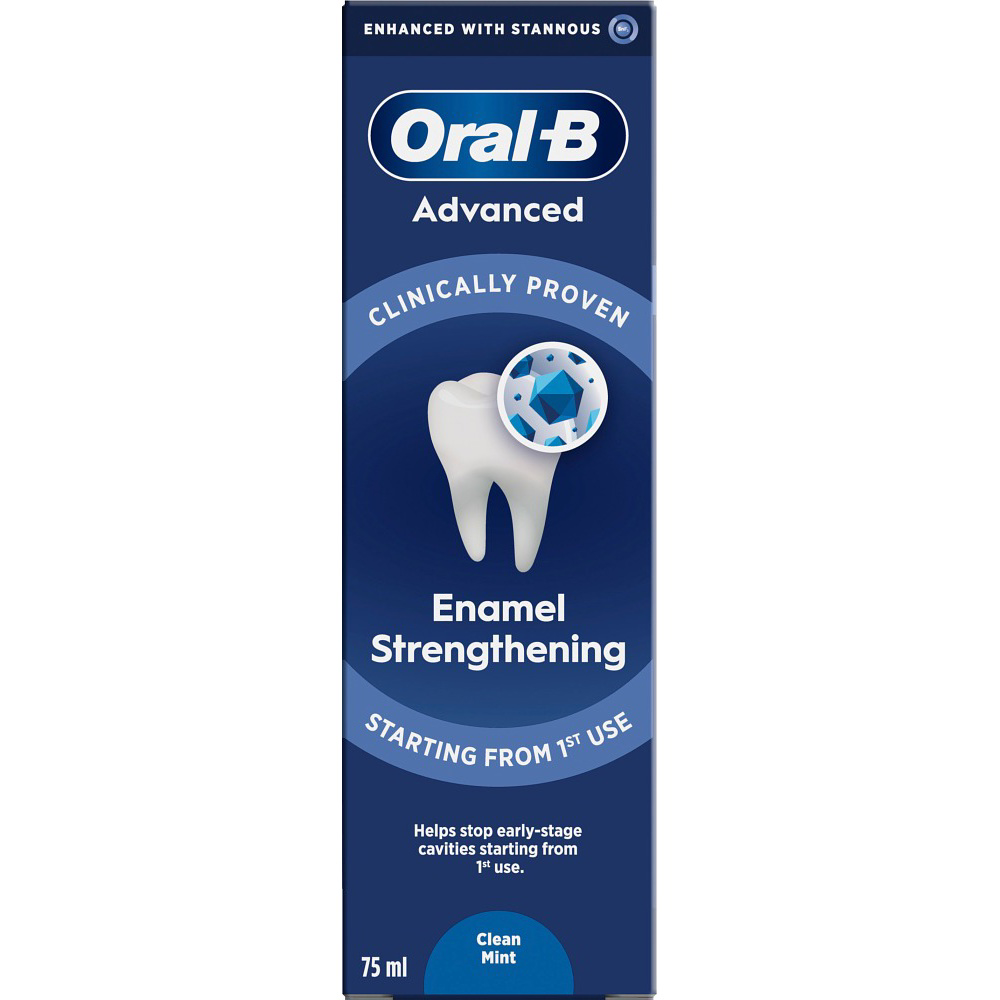 Oral-B Advanced Enamel Strengthening tandpasta 12x75ml