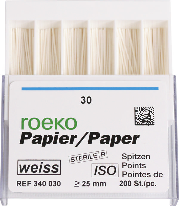 Roeko paper points hvide 030