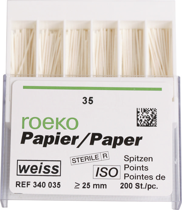 Roeko paper points hvide 035
