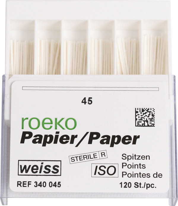 Roeko paper points hvide 045