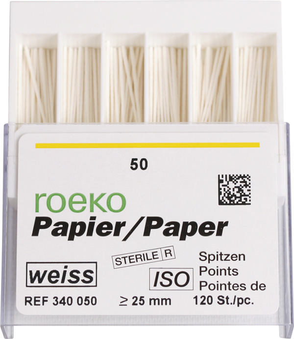 Roeko paper points hvide 050